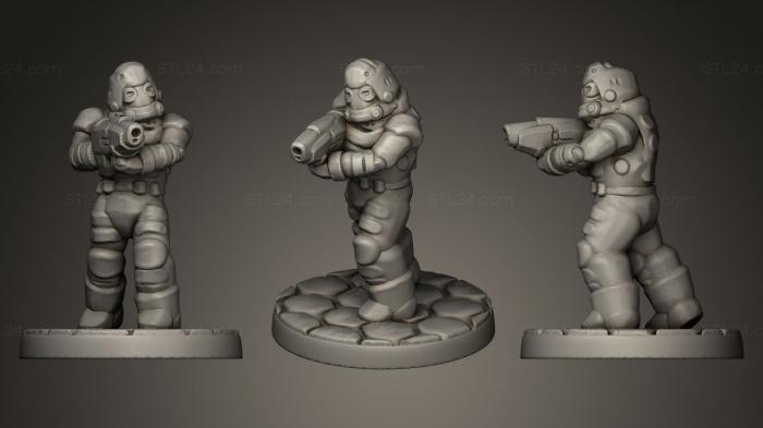 Figurines heroes, monsters and demons (Dominion Enforcer, STKM_0179) 3D models for cnc
